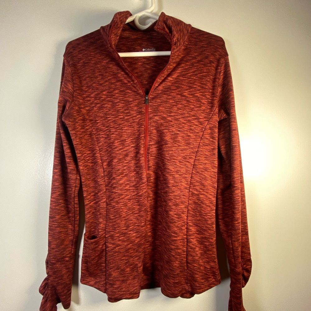 Columbia Burnt Orange Pullover - Picture 1 of 5